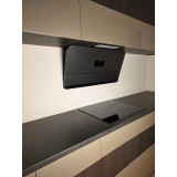 Кухонна витяжка преміум BUTS SV 1080 м³/год — керування жестом, самоочищення, відвід назовні, чорна